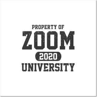 Zoom University Black Posters and Art